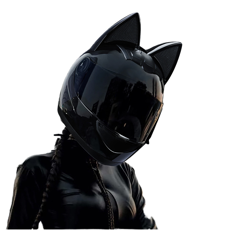 black cat ears motorcycle helmet Glow Decor Pink Ears- Multi-Color Lights then attach the ears to the nubs 2pcs Cat Ear Motorcycle Helmet