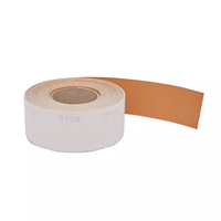 En stock – Rouleau de papier abrasif long de 20 yards, largeur 2-3/4 po, grain 60/80/100, auto-agrippant, oxyde d'aluminium céramique pour carrosserie automobile, bois et métal