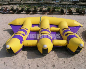 Gonflable Eau Volant Poisson Mer Bateau À Moteur Surf Banane Bateau Eau Divertissement Installations Sports Nautiques - Product Image 2