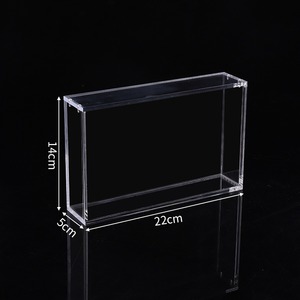 Modern şeffaf manyetik akrilik ETB depolama ekran rafları özelleştirilmiş toptan için Pocket Monsters oyun kartı kutuları - Product Image 5