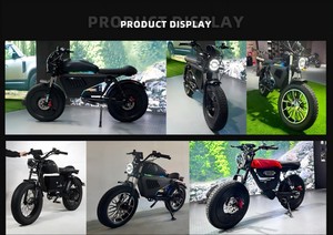 Bicicleta Eléctrica de Montaña Black Warrior 48V con Batería de Litio, Neumáticos Anchos, Motor sin Escobillas en el Buje Trasero, 3 Velocidades y Frenos de Disco - Product Image 6