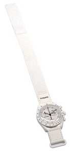 Reloj de Cuarzo Minimalista Blanco con Cronógrafo, Correa de Cuero, Caja Redonda de 40 mm, Pantalla Analógica, Reloj de Moda Unisex - Product Image 6