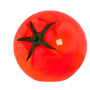Lampe de bureau en forme de tomate, lumière LED, 220V AC, interrupteur de commande, lampe décorative de chevet pour chambre à coucher - Product Image 5