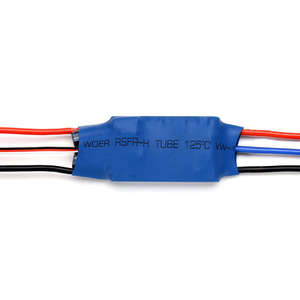 Mini contrôleur électronique de vitesse (ESC) sans balais 6A étanche pour avion RC, drone FPV, bateau RC – Pièces de rechange - Product Image 4