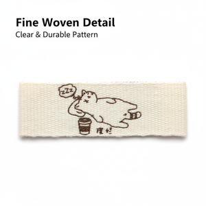 Custom Brand <b>Name</b> Non-Woven No Fold Stitch <b>Labels</b> Tags for Clothes Bags Shoes-Washable - Product Image 2