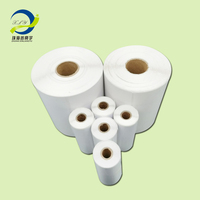 40*30mm * 800pcs/rouleau Offre Spéciale vente directe d'étiquettes autocollantes adhésives découpées en rouleau de papier autocollant thermique vierge impression directe blanc
