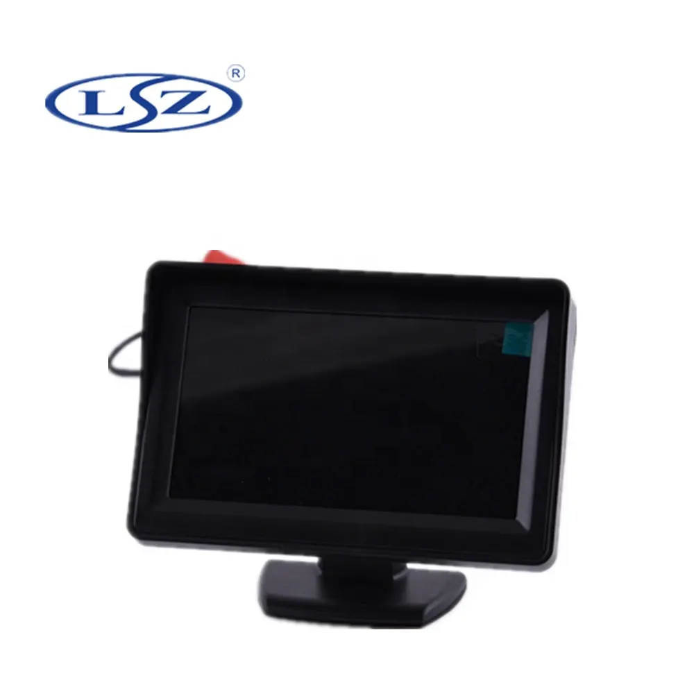 Mini 4.3 inç Araç Otobüs Araba Kamyon Taksi Römork Renk LCD TFT TV monitörü