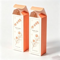 Boîte en papier personnalisée de luxe pour huiles essentielles et parfums, étanche avec gaufrage, pour emballage de crème visage
