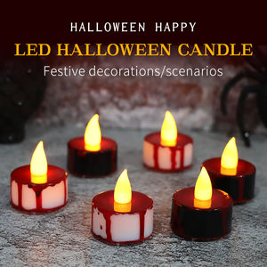 Vela creepy da luz do chá, dia das bruxas, com lágrimas do sangue, sangramentos, velas para decorações de velas, halloween - Product Image 5