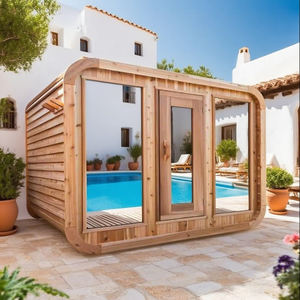 Saunas Tradicionales de Luz Roja, Saunas Finlandesas de Baño Seco, Bancos de Descanso, Cubos de Spa, Saunas de Barril para Exteriores - Product Image 3