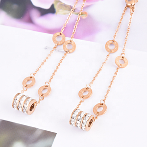 Pulsera de Acero Inoxidable con Cuentas de la Suerte de Tres Vueltas de la Vida, con Diamantes, Regalos de Confesión, Gran Venta - Product Image 2