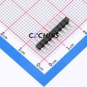 A200UP-ZD09P-PC028 Pin Header Through hole Component (THT),P=2mm Connector 1x9P Square Hole Single Row 9P - Product Image 2