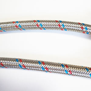 Tubo intrecciato in acciaio inossidabile SS tubo di collegamento EPDM camera interna in ottone accessori bagno cucina doccia - Product Image 5