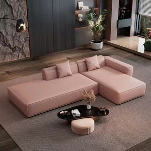 Sofá Cama Esquinero <span class=keywords><strong>Grande</strong></span> con Reposabrazos, Sofá en Forma de L, Juego de Sofás de Diseño Moderno, Muebles de Sala de Estar, Sofá Combinado - Product Image 2
