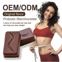 Chocolat Noir Amincissant sans Sucre, au Collagène Marin Hydratant, Probiotiques Courbe Intestinale pour Régime Minceur et Perte de Poids, Peptides Amincissants pour Adultes