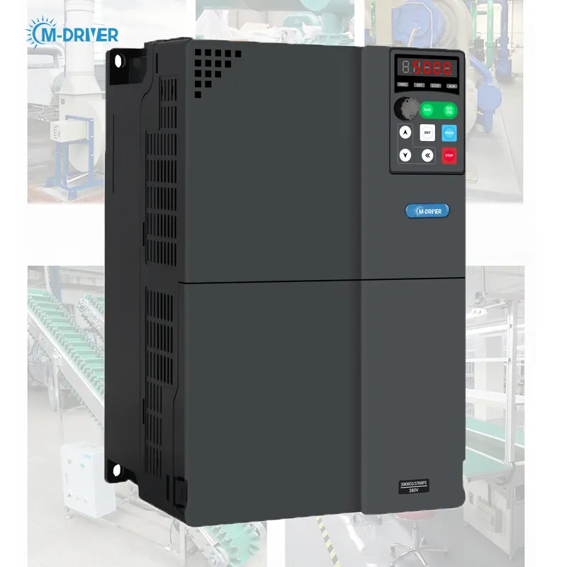 Frequency Inverter 50HZに60HZ Variable Frequency Drive 220V Single Phase 3 Phase VFD 15KW