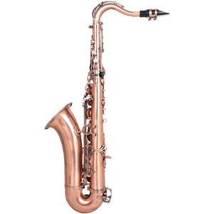 แซกโซโฟนบีแฟลตเทเนอร์ - รุ่นมืออาชีพเคลือบทองเหลืองโบราณสำหรับผู้เล่นผู้ใหญ่ - Product Image 5