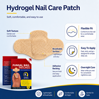 Patch de réparation d'ongles en hydrogel souple et respirant pour ongles cassés, soin quotidien des pieds, avec emballage OEM ODM – Fournisseur d'usine