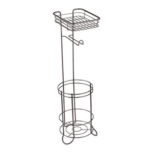 Modern Eco-Friendly Free Standing Iron Tissue <b>Holder</b> Storage Rack for Apartment & Hotel - Product Image 3