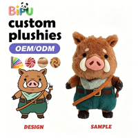 Fabricant de jouets en peluche personnalisés OEM, jouets en peluche cochon d'Inde, jouets en peluche capybara en coton doux, usine de jouets en peluche
