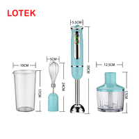 Mixeur plongeant électrique 700W à 4 lames, vitesse variable, avec bouton-poussoir, pour usage en cuisine - Vente en gros