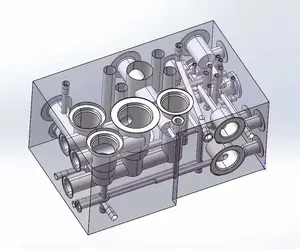 Industrie maschinen Hydraulik ventil Schnell durchfluss regelventil