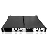 Boîtier de serveur en rack Mini-ITX 1U à double lame avec ventilateur pour PC industriel ou serveur