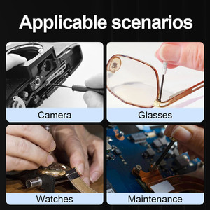 Kit de vis et écrous NINDEJIN en acier M1.2 M1.4 M1.5 M1.7 M2, petit jeu de vis de taraudage électroniques pour lunettes et montres - Product Image 3