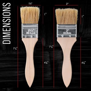 US Art Supply – Lot de 20 pinceaux de peinture et de traçage de tailles variées pour peinture, teintures, <span class=keywords><strong>vernis</strong></span>, colles et gesso - Product Image 4
