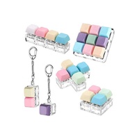 LED Keycap Fidget Keychain Custom UV Printing Anime Design Stress Relief Unisex 14 Years & up Keyboard Stim Toy