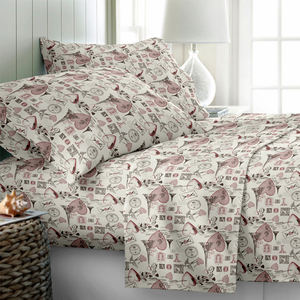 Ensemble de literie plat grand format à prix avantageux, toucher doux, 3 pièces, 100% polyester, certifié OEKO-TEX, 1800TC, couleur personnalisable - Product Image 6