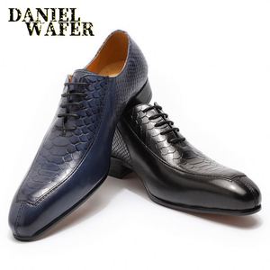 Chaussures Oxford en cuir véritable faites à la main à lacets avec motif poisson, idéales pour les affaires, les mariages, les fêtes et le bureau – Chaussures de mode - Product Image 5