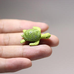 Figurines d'animaux de dessin animé pour micro-paysages, mini-poules tortues en plastique, mini-artisanat pour aquarium, décoration créative pour aquarium - Product Image 4