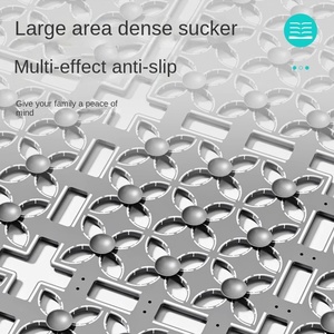 <span class=keywords><strong>Tappetino</strong></span> Antiscivolo Pieghevole Quadrato per Doccia in Materiale TPE Leggero con Disco di Aspirazione Antiscivolo - Product Image 4
