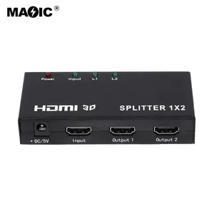 Nieuwe Collectie Hdmi Splitter 1X2 Volledige Hd 3d 1080P Hdmi Splitter 1 In 2 Uit Voor Xbox Roku Spel Pc Ps5 En Vuur Tv