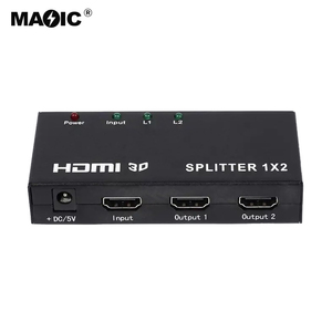 Nouvel arrivage <span class=keywords><strong>Répartiteur</strong></span> HDMI 1x2 Full HD 3D 1080P <span class=keywords><strong>Répartiteur</strong></span> HDMI 1 entrée 2 sorties pour Xbox Roku jeu PC PS5 et Fire TV - Product Image 1