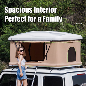 Tente de toit rigide pliable pour SUV, ouverture rapide, tente de camping imperméable pour voyage en extérieur, conception à ouverture rapide 61, sans structure de montage - Product Image 2
