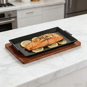 <span class=keywords><strong>Plaque</strong></span> <span class=keywords><strong>rectangulaire</strong></span> en fonte pour steak Tomahawk, <span class=keywords><strong>plaque</strong></span> de cuisson pour barbecue, cuisinière électrique à <span class=keywords><strong>induction</strong></span> commerciale, cuisinière à gaz, poêle à frire - Product Image 2