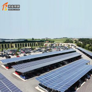 Cochera Fotovoltaica, Cobertizo Exterior, Parasol, Estructura <span class=keywords><strong>de</strong></span> Acero, Energía <span class=keywords><strong>de</strong></span> 20kw 12kw 15kva 16kva 30kw, Generación <span class=keywords><strong>de</strong></span> Energía <span class=keywords><strong>Solar</strong></span>, Toldo <span class=keywords><strong>para</strong></span> Paneles Solares - Product Image 3