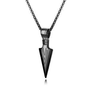 Moda Punk semplice collana <span class=keywords><strong>maschile</strong></span> personalizzato <span class=keywords><strong>ciondolo</strong></span> a punta di freccia per gli uomini - Product Image 3