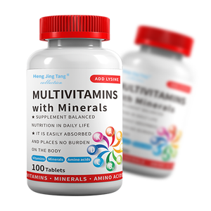 Comprimés de Multivitamines et Minéraux à Haute Concentration en <span class=keywords><strong>Nutrition</strong></span> Complète Supplément de Vitamines et Minéraux Complexes pour une Santé Améliorée - Product Image 1