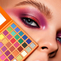 Palette de fards à paupières carrée de 22 mm, 30 couleurs, haute pigmentation, personnalisée, haute qualité, imperméable, longue tenue, marque privée, vente en gros
