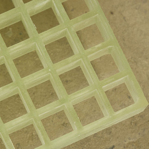 Haoyang Fiberglass Grating Yellow 1021 For Car Wash Drainage Pigeon Coop Farm Walkway - Product Image 2