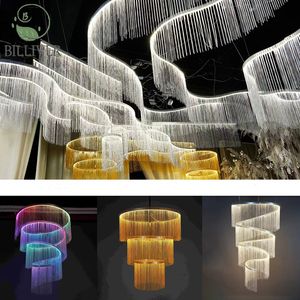 Accessoires de mariage décoration hall <span class=keywords><strong>frange</strong></span> suspension lampe scène ligne <span class=keywords><strong>rideau</strong></span> lampe colorée événement fête lustre de plafond décoratif - Product Image 6