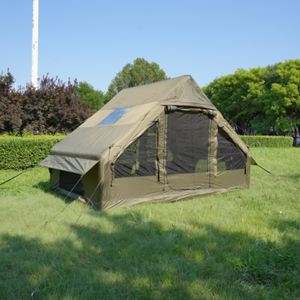 <span class=keywords><strong>Tente</strong></span> de camping <span class=keywords><strong>gonflable</strong></span> entièrement automatique, imperméable, respirante, en tissu Oxford quatre saisons, double couche, portable, luxe, extérieur - Product Image 6