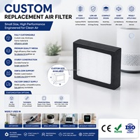Filtre à air personnalisé H13 haute efficacité OEM/ODM pour purificateur d'air de table