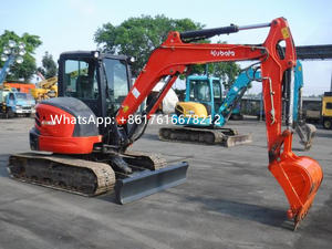 Excavatrice d'occasion Kx163-5 de 5 tonnes, de marque supérieure, en bon état, fabriquée au Japon, design original, à vendre - Product Image 2