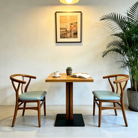 Ensemble de mobilier de restaurant en bois en gros : table et chaises combinées, banquette et canapé pour café, restaurant rapide et hôtel