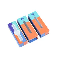 Cajas de embalaje hechas a mano con logotipo personalizado, cajonera deslizante resistente a los niños, prerollos de papel, caja de regalo con botón de bloqueo