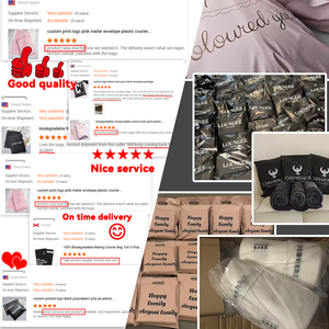 Sacs d'expédition personnalisés <span class=keywords><strong>pour</strong></span> vêtements, sacs d'expédition à base de plantes avec logo, <span class=keywords><strong>pochette</strong></span> d'expédition - Product Image 5